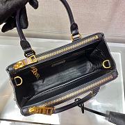 	 Bagsaaa Prada Galleria Saffiano leather black mini-bag - 20x15x9.5cm - 6