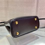 	 Bagsaaa Prada Galleria Saffiano leather black mini-bag - 20x15x9.5cm - 4