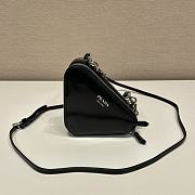 	 Bagsaaa Prada Embellished satin and leather mini pouch black - 15x10x5cm - 3
