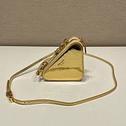 	 Bagsaaa Prada Embellished satin and leather mini pouch gold - 15x10x5cm - 5