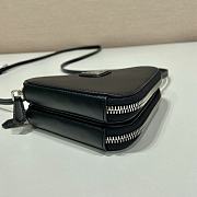 Bagsaaa Prada Saffiano leather mini-pouch black - 15x10x5cm - 6