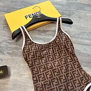 Bagsaaa Fendi One Piece in FF Brown and White - 3