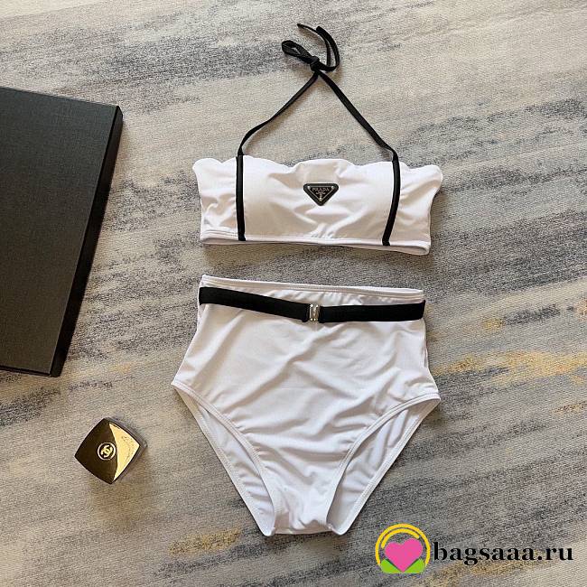 	 Bagsaaa Prada Bikini White - 1