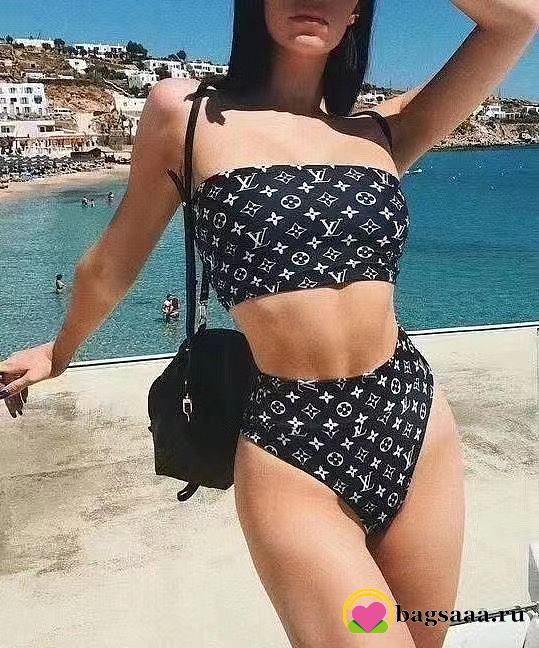 	 Bagsaaa Louis Vuitton Bikini Black - 1