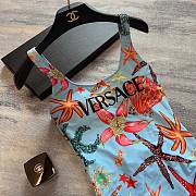 Bagsaaa Versace Tresor De La Mer One-Piece Swimsuit Azzurro Multicolor - 4