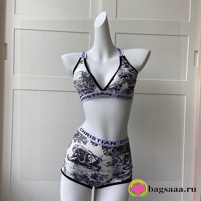 Bagsaaa Dior Jacquard Bikini  - 1