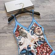 Bagsaaa Chanel Vintage Blue One Piece Swimsuit - 3