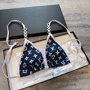 Bagsaaa Louis Vuitton BLue Nikini Monogram - 4