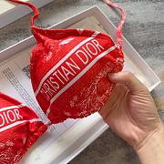 	 Bagsaaa Christian Dior Bikini Red - 5
