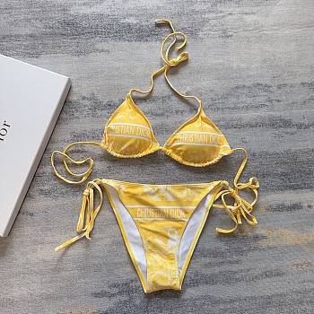 	 Bagsaaa Christian Dior Bikini Yellow