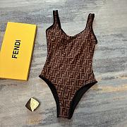 Bagsaaa Fendi One Piece FF Brown and Black - 1