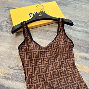 Bagsaaa Fendi One Piece FF Brown and Black - 6