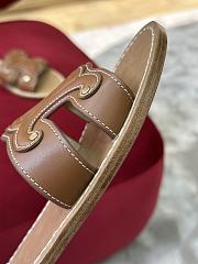 Bagsaaa Celine Brown Leather Slides - 4
