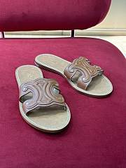 Bagsaaa Celine Brown Leather Slides - 5