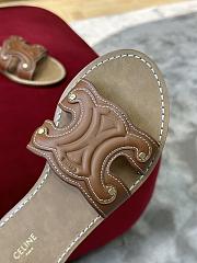 Bagsaaa Celine Brown Leather Slides - 6