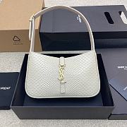	 Bagsaaa YSL LE 5 À 7 in white python leather - 23 X 16 X 6,5 CM - 1