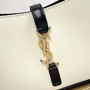 Bagsaaa YSL LE 5 À 7 in black and white smooth leather - 23 X 16 X 6,5 CM - 3