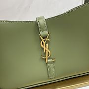 Bagsaaa YSL LE 5 À 7 in light green smooth leather - 23 X 16 X 6,5 CM - 2