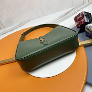 	 Bagsaaa YSL LE 5 À 7 in green smooth leather - 23 X 16 X 6,5 CM - 6