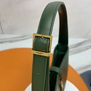 	 Bagsaaa YSL LE 5 À 7 in green smooth leather - 23 X 16 X 6,5 CM - 4