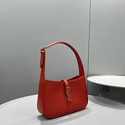	 Bagsaaa YSL LE 5 À 7 in red smooth leather - 23 X 16 X 6,5 CM - 4