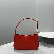 	 Bagsaaa YSL LE 5 À 7 in red smooth leather - 23 X 16 X 6,5 CM - 5
