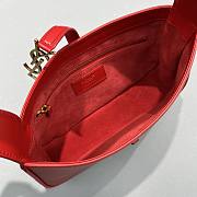 	 Bagsaaa YSL LE 5 À 7 in red smooth leather - 23 X 16 X 6,5 CM - 3