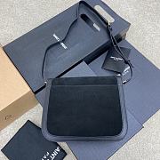 Bagsaaa YSL Solferino Medium Satchel in box black suede leather - 23 X 16 X 6 CM - 4