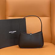 Bagsaaa YSL LE 5 À 7 Mini in black smooth leather - 19x11.5x4.5cm - 6