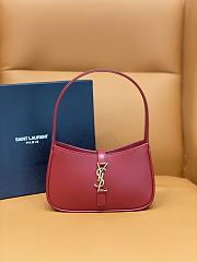 	 Bagsaaa YSL LE 5 À 7 Mini in red smooth leather - 19x11.5x4.5cm - 1