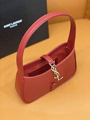 	 Bagsaaa YSL LE 5 À 7 Mini in red smooth leather - 19x11.5x4.5cm - 6