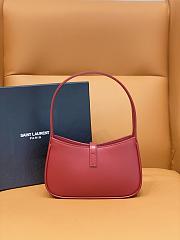 	 Bagsaaa YSL LE 5 À 7 Mini in red smooth leather - 19x11.5x4.5cm - 4