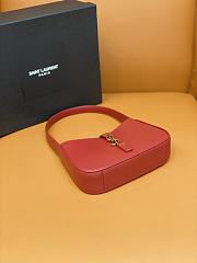 	 Bagsaaa YSL LE 5 À 7 Mini in red smooth leather - 19x11.5x4.5cm - 2