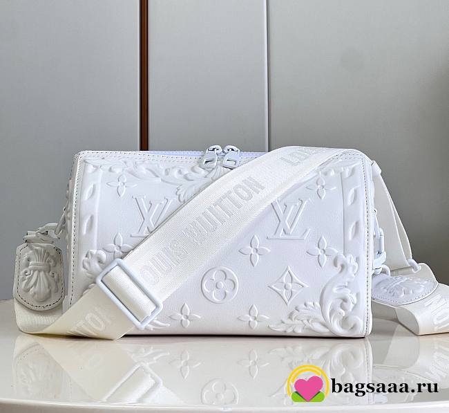 Bagsaaa Louis Vuitton City Keepall Bag White - 27 x 17 x 13 cm - 1