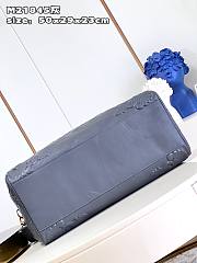 	 Bagsaaa Louis Vuitton Keepall Bandouliere Bag 50 Black Optic - 50 x 29 x 23 cm - 6