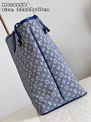 Bagsaaa Louis Vuitton Neverfull Denim Blue - 32x29x17 - 5