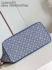 Bagsaaa Louis Vuitton Neverfull Denim Blue - 32x29x17 - 3