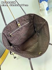 	 Bagsaaa Louis Vuitton Neverfull Denim Brown - 32x29x17 - 5