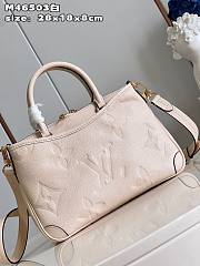 	 Bagsaaa Louis Vuitton Trianon bag PM white color - 28 x 18 x 8 cm - 2