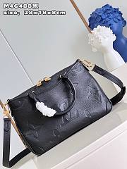 	 Bagsaaa Louis Vuitton Trianon bag PM black color - 28 x 18 x 8 cm - 4
