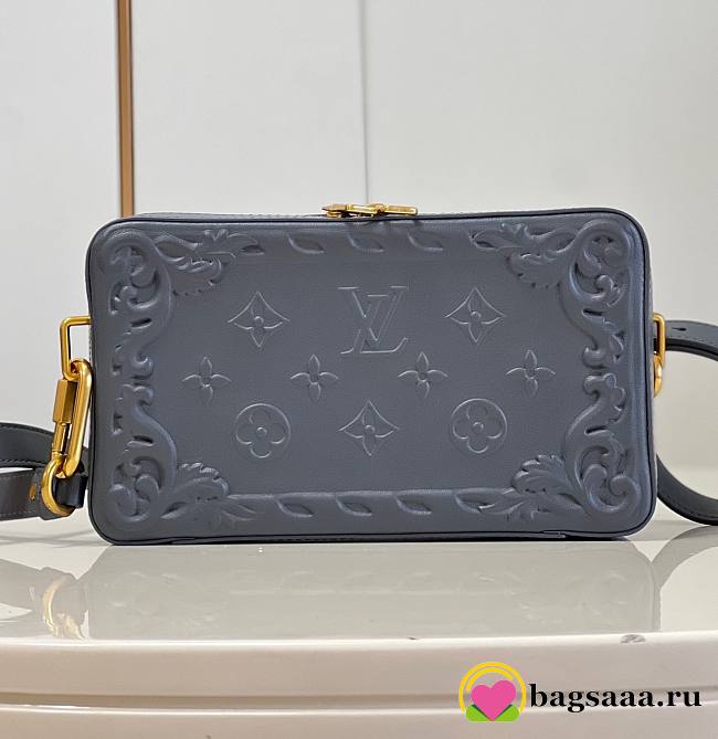 Bagsaaa Louis Vuitton Soft Trunk Wearable Wallet Dark Shadow Gray - 22.5 x 14 x 5 cm - 1