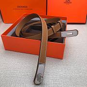 Bagsaaa Hermes Kelly 18mm brown belt - 2
