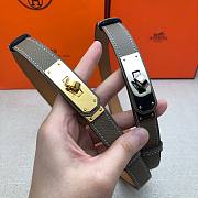 	 Bagsaaa Hermes Kelly 18mm grey belt - 1