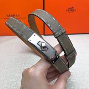 	 Bagsaaa Hermes Kelly 18mm grey belt - 3