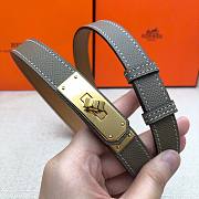	 Bagsaaa Hermes Kelly 18mm grey belt - 2