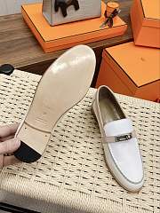 Bagsaaa Hermes Destin Loafers White - 4