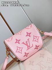 	 Bagsaaa Louis Vuitton Mini Bumbag Pink Monogram - 17x12x9.5cm - 4
