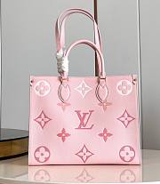 	 Bagsaaa Louis Vuitton OnTheGo GM Pink Gradient - 35x27x14cm - 1