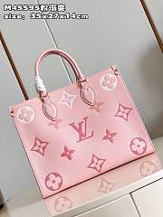 	 Bagsaaa Louis Vuitton OnTheGo GM Pink Gradient - 35x27x14cm - 6