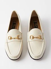 Bagsaaa Gucci Horsebit Loafer White Soft Leather - 1
